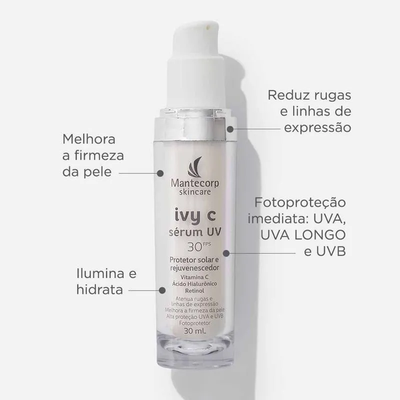 Sérum Ivy C UV FPS30 Mantecorp 30ml - Imagem 2