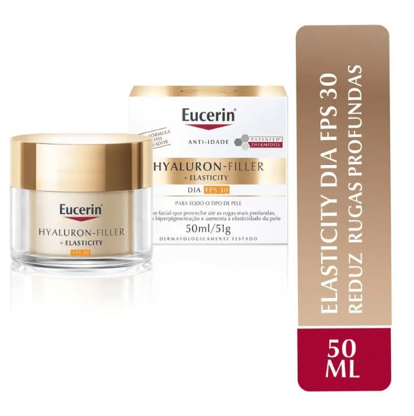 Alternative view of Creme Facial Anti-Idade Eucerin Hyaluron-Filler + Elasticity FPS30 50ml