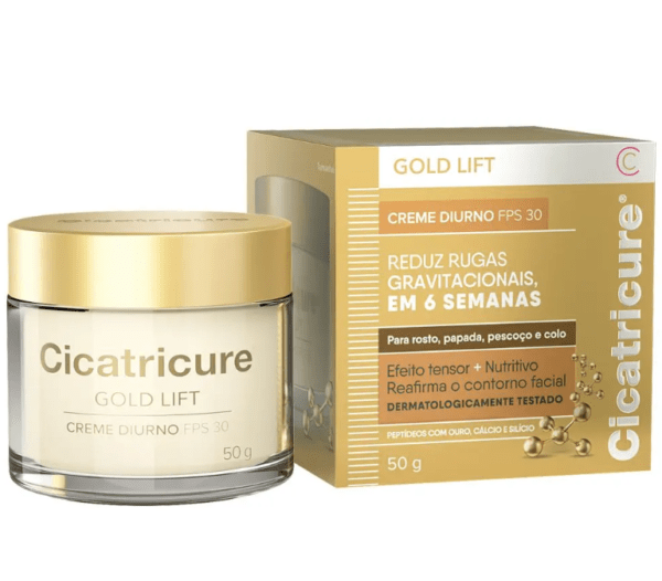 Creme Facial Cicatricure Gold Lift Diurno 50g