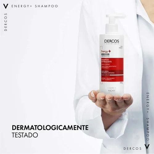 Dercos Shampoo Estimulante Antiqueda Energy+ 400g - Imagem 4